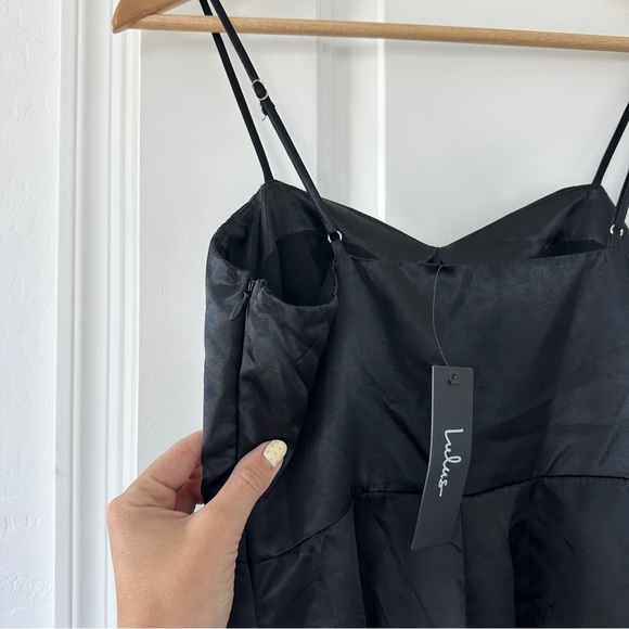 NWT Lulus Something to Celebrate Satin A-Line Midi Dress - Picture 11 of 11